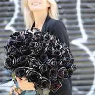 Image result for Bouquet of Black Roses