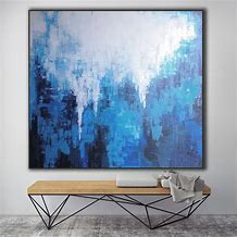 Image result for Large Blue Abstract Wall Art