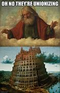 Image result for Tower of Babel Meme
