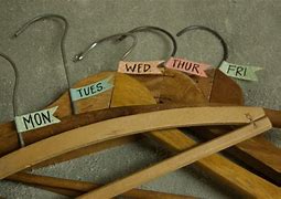 Image result for Weekly Clothes Hanger Signs
