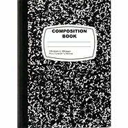 Image result for Black Composition Notebook