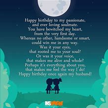 Image result for Happy Birthday Husband Sayings