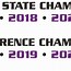 Image result for Football State Champions Logo