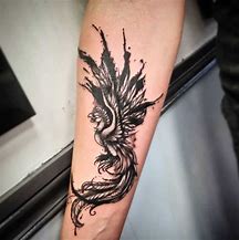 Image result for Ashes Tattoo Phoenix Rising