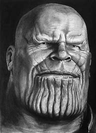 Image result for Thanos Drawing