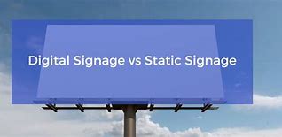 Image result for Static and Digital Signage Icon