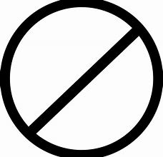 Image result for No Sign with Transparent Background