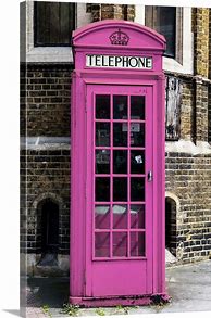 Image result for Pink London Phone Booth