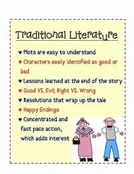 Image result for Traditional Literature Anchor Chart