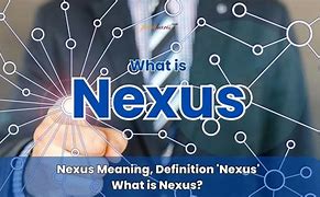 Image result for Nexus Meaning