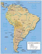 Image result for South America Map with States and Capitals
