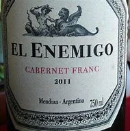 Image result for El Enemigo Cabernet Franc
