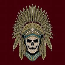 Image result for Native American Head Skull Stencil