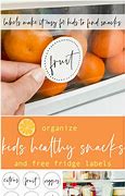 Image result for Label for Organizer in Refrigerator