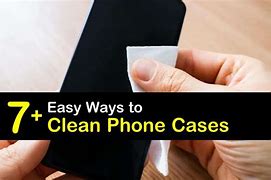 Image result for How to Clean Clear Phone Case Brown