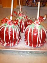 Image result for Christmas Caramel Apples