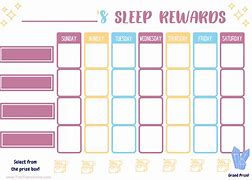 Image result for Bedtime Routine Reward Chart