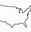 Image result for Us State Map Outline