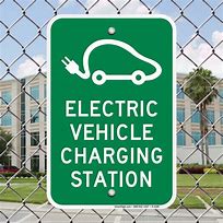Image result for Sign for EV Charging Station