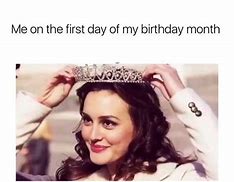 Image result for Crown with My Birthday Month Meme