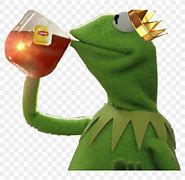 Image result for Kermit Sipping Tea Emoji