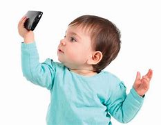 Image result for Toddler with Cell Phone