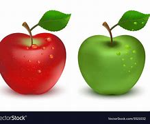 Image result for 10 Red and Green Apple Clip Art