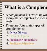 Image result for Complement English Grammar