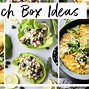 Image result for Healthy Lunch Box Snack Ideas