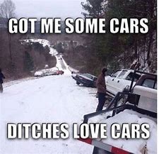 Image result for Driving in Snow Meme
