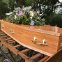 Image result for Upright Wooden Coffin