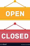 Image result for Open Closed-Door Sign