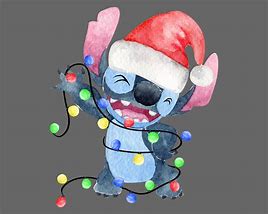Image result for Stitch Christmas Clip Art