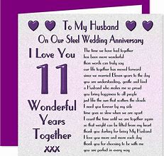 Image result for 11th Anniversary Poem