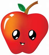 Image result for Cartoon Apple with Face