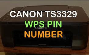 Image result for WPS Pin On Canon PIXMA