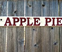 Image result for Wooden Apple Signs