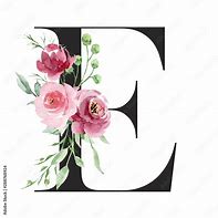Image result for Letter E Picture with Design
