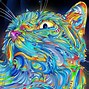 Image result for Trippy Cat Hi Res HD Wallpaper