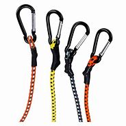 Image result for bungee cords with carabiners hooks