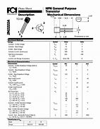 Image result for 2N2222A Diagram Voltage Rating