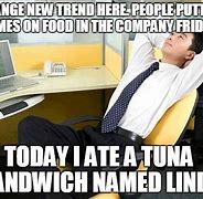 Image result for Office Food Meme