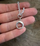 Image result for Necklace Push Hinge Clasp