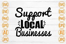 Image result for Support Local Business SVG