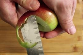 Image result for Peeling a Fruit with a Pocket Knife