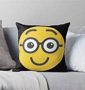 Image result for Nerd Emoji Pillow