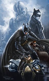 Image result for Dark Knight Rises Painting