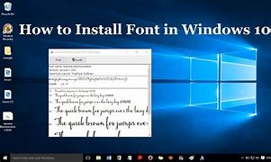 Image result for How to Install a Font