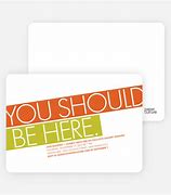 Image result for You Should Be Here Card
