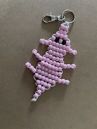 Image result for pony beads keychains animal